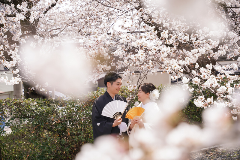 家族に見守られ