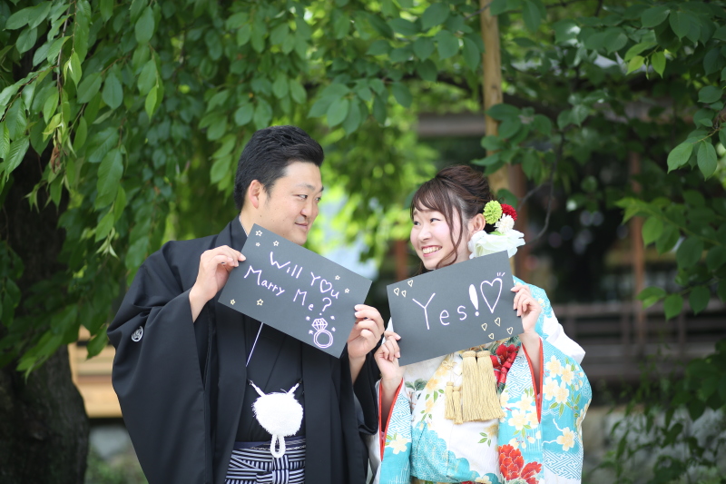 Will you marry me?→ Yes♡