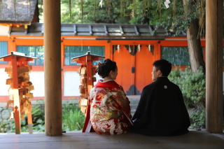 吉田神社　ロケーション撮影