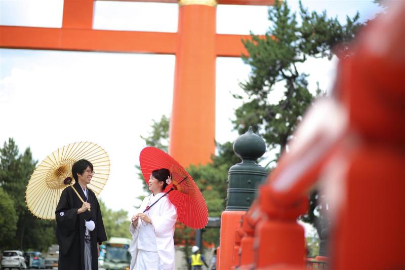 ヘアメイク中も