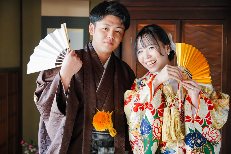 京町屋の和室スタジオ+洋装スタジオ撮影