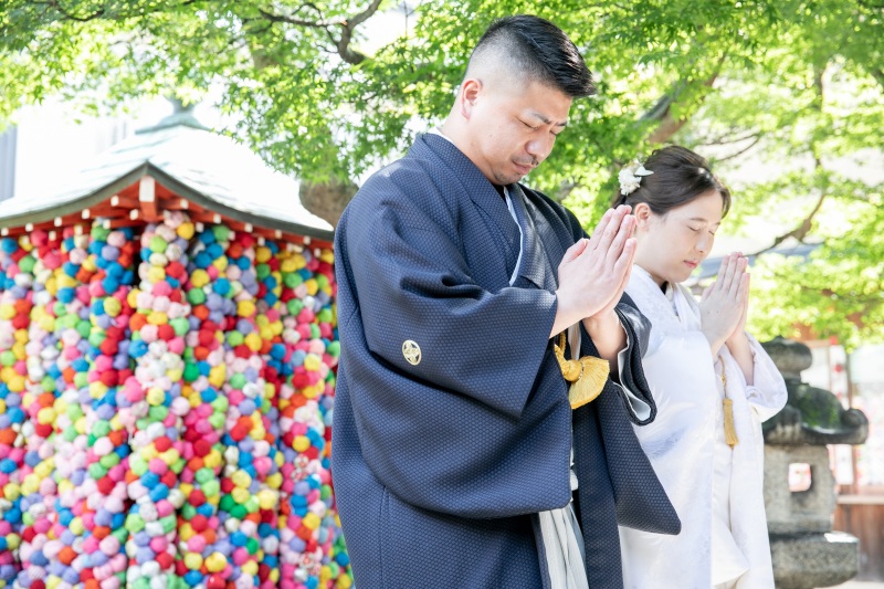 八坂庚申堂にて