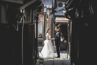 八坂の塔　洋装ロケーション撮影