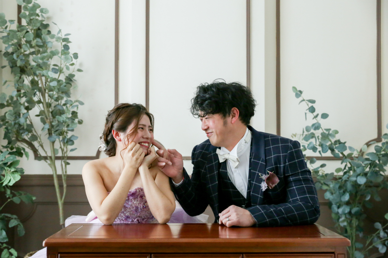 にこにこなお2人を