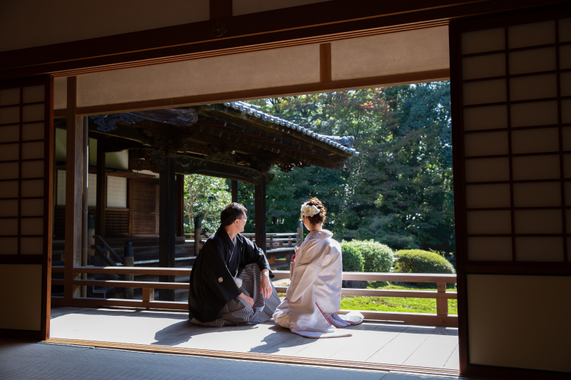 緑の深い奥京都にて