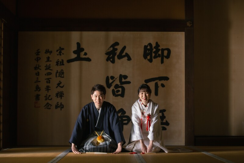 定番のお正座ショット