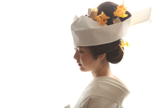 日本の花嫁姿に