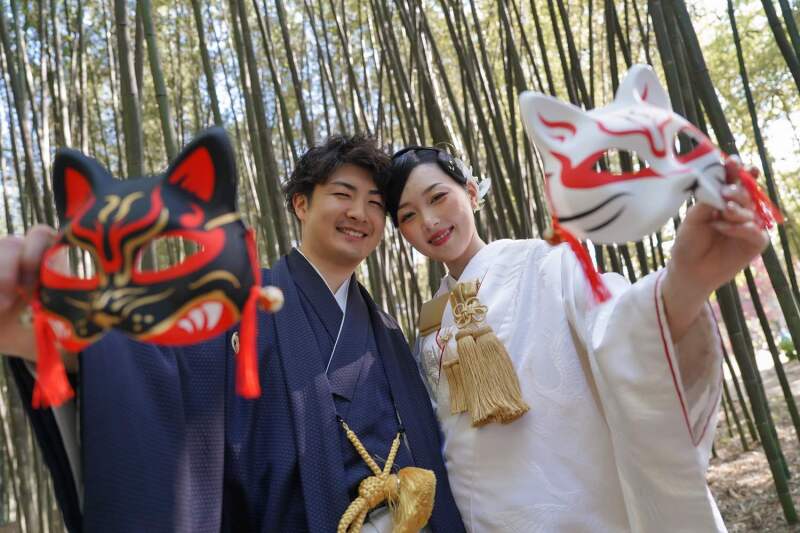 お持ち込みのお面