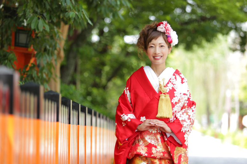 ステキな花嫁さん♪京都・祇園白川にて