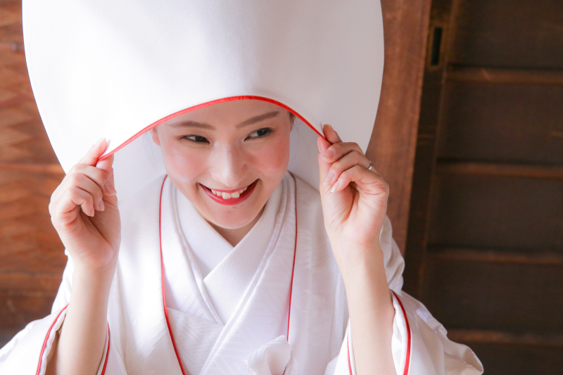 綿帽子ショット