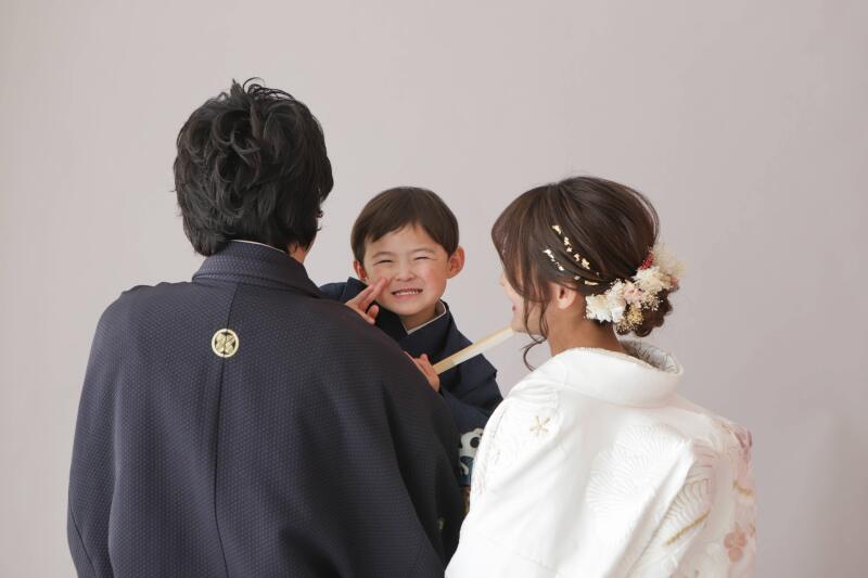 和装も洋装も豊富で、七五三などの撮影もOK!