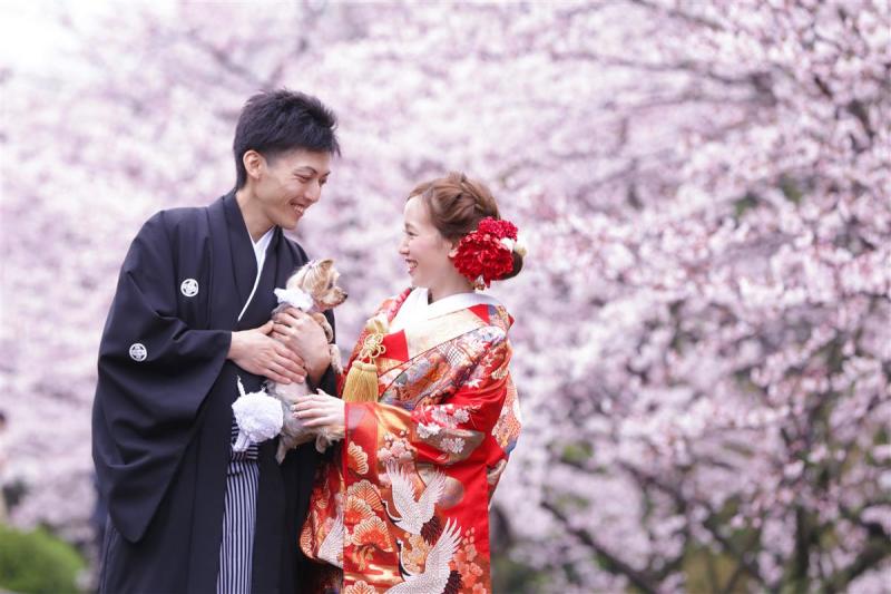 CLAIRE京都西陣店_ペットと一緒に撮影できる