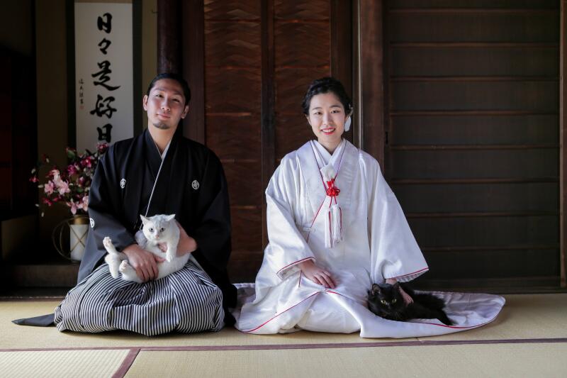 CLAIRE京都西陣店_ペットと一緒に撮影できる