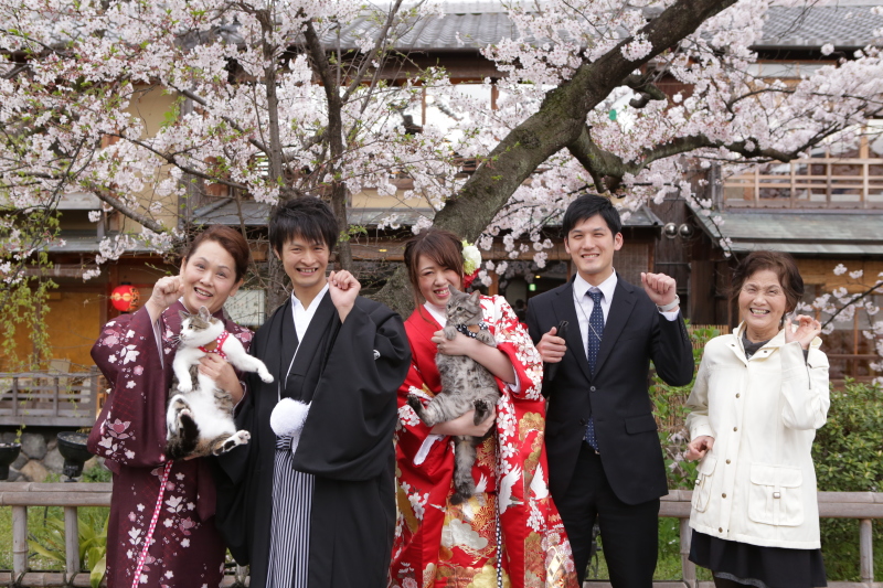 CLAIRE京都西陣店_家族・友人を撮影に呼べる