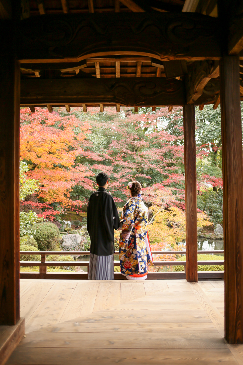 【京都店限定】大覚寺_随心院_萬福寺ロケーション撮影衣装1着・150カット全データ付プラン◇衣装選び放題&肌着レンタル&交通費付