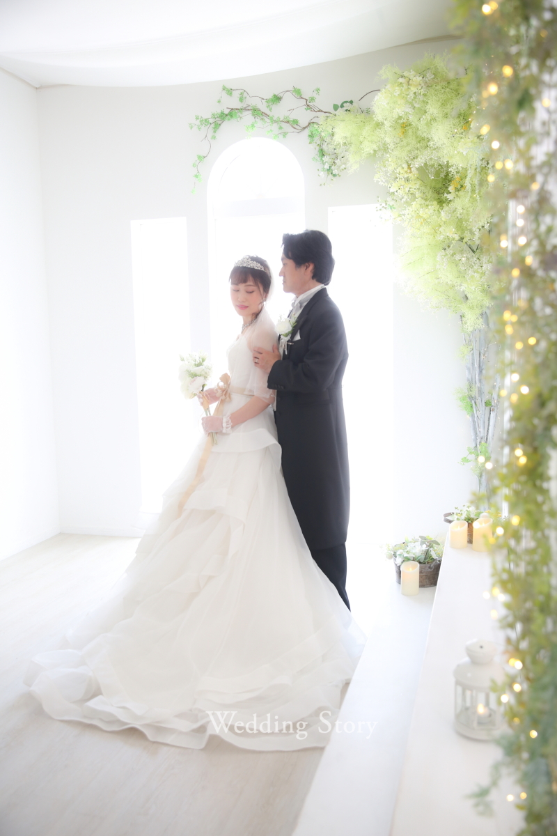 ラストはウェディングドレス