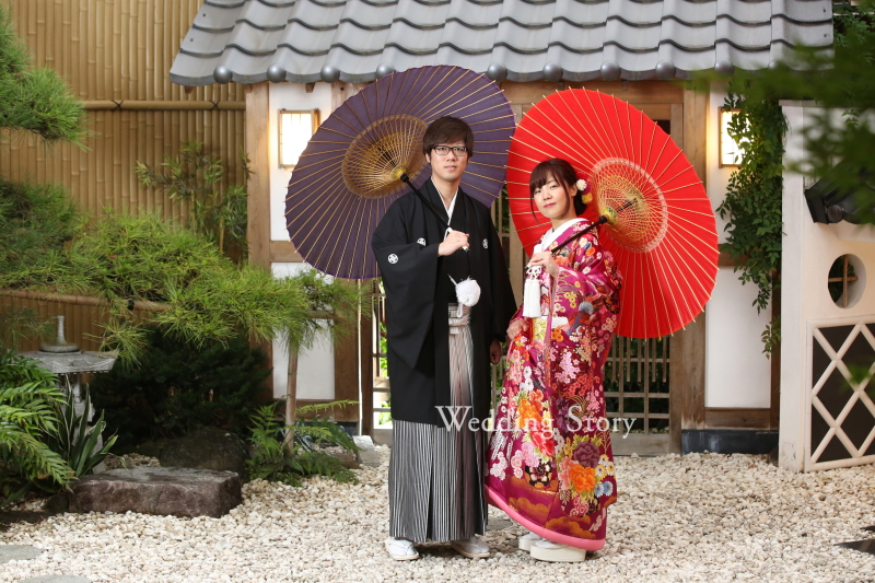 外で撮ったみたい!お庭撮影♪