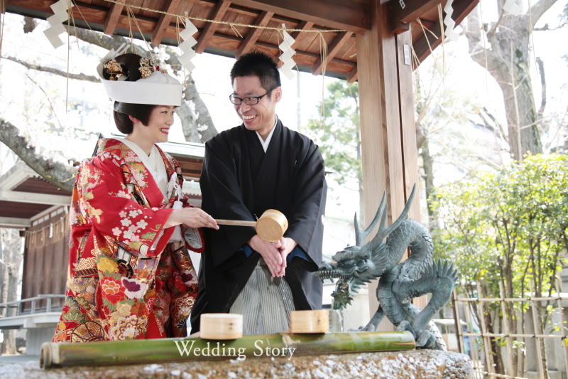 香取神社でのロケーション撮影
