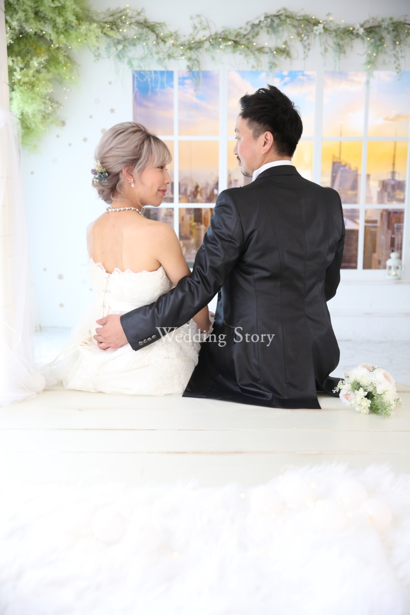 初めてのウェディングドレス