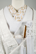 刺繍衿・花七宝