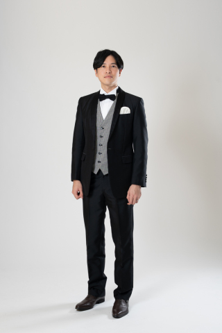 ブラックのタキシード