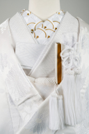 刺繍衿・菊青海波