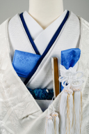 重ね衿・納戸色