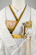 重ね衿・黄唐茶