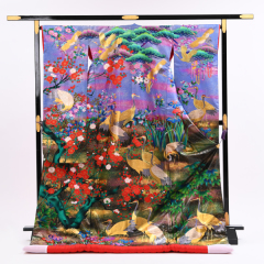 色打掛61番（青と黒）