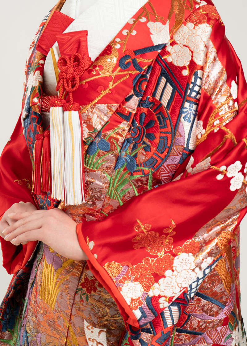 色打掛26番（渋めの赤）