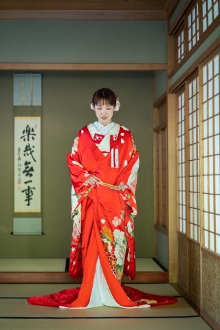 色打掛１１５番・朱色