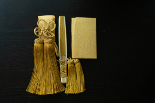 筥迫・懐剣　金無地