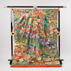 色打掛１０７番　豪華絢爛・グリーン系