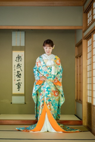 色打掛１１１番・グリーン系