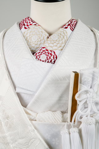 刺繍衿・マリーゴールド（赤金）