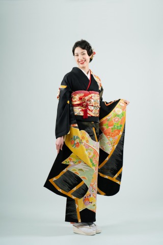 振袖・アンティーク調　品番K-26