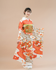 振袖・桶絞り柄　品番：A-10