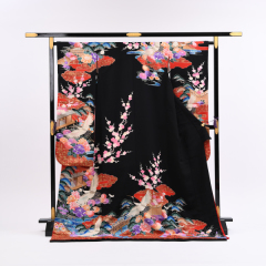 引き振袖１１番（黒系）