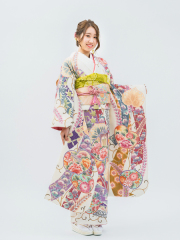 振袖　染絞り　品番：SK-6