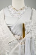 刺繍衿・流水に梅竹