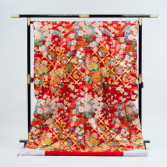 色打掛９５番（格天井柄）