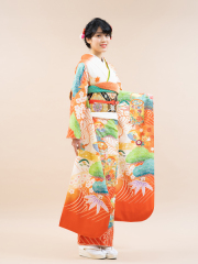 振袖　貝桶柄　品番：SK-37