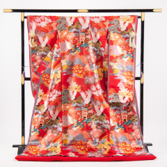 色打掛７３番（十二単風の袖口）