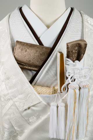 重ね衿・濃茶色