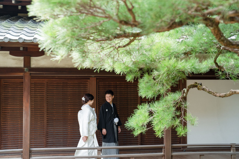 お寺で前撮り