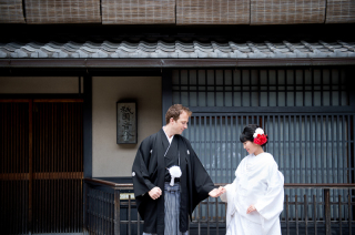 海外からも京都でフォトウェディング