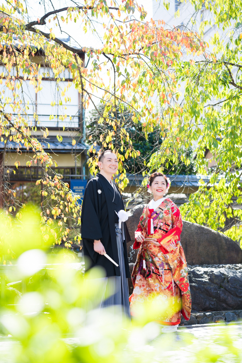 １０月の祇園は秋を感じます。