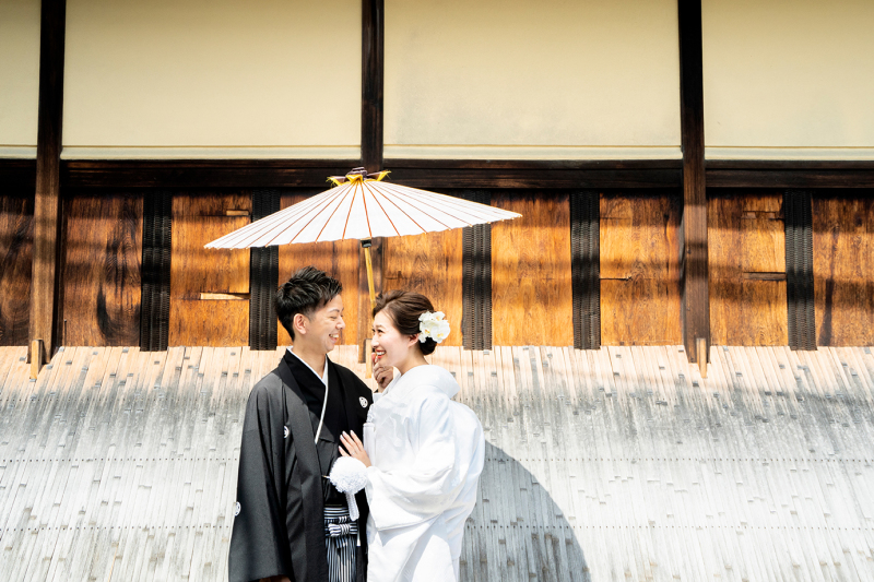 晴れの日の前撮り