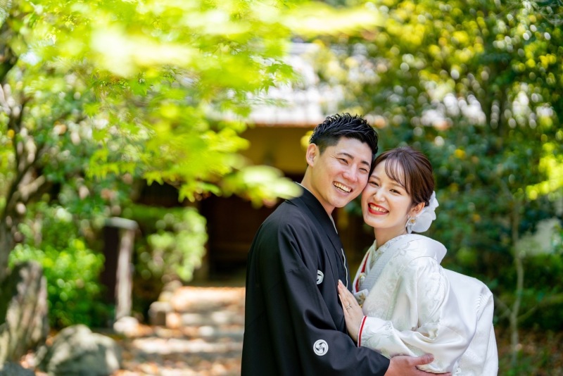 顔をくっつけて