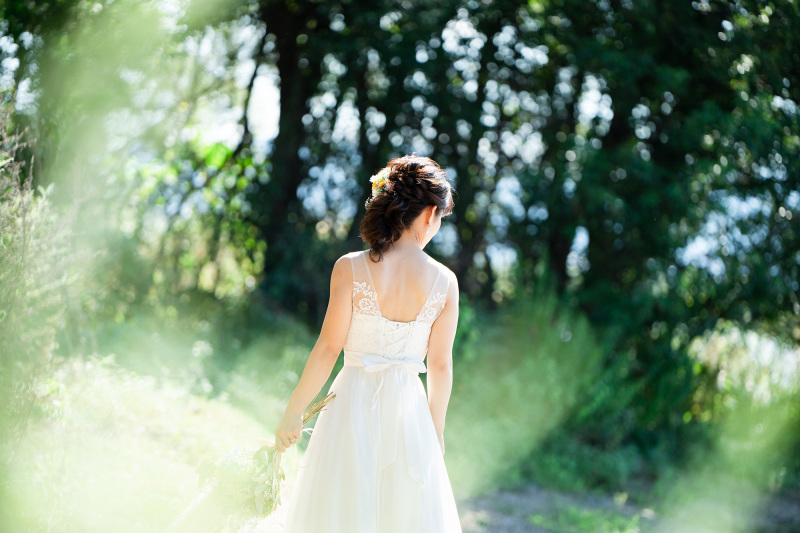 前ぼけショット